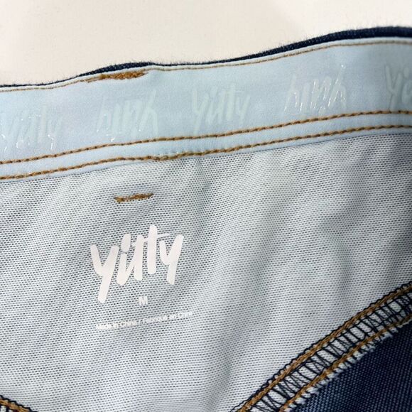 Yitty Jegging Womens Medium Blue Skinny Solid Cotton Blended Denim - Picture 3 of 13